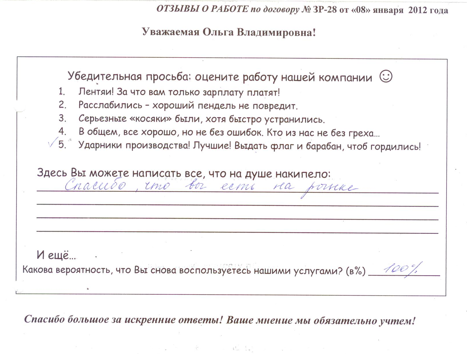 Контрольная работа: Система управления на примере производственной организации 